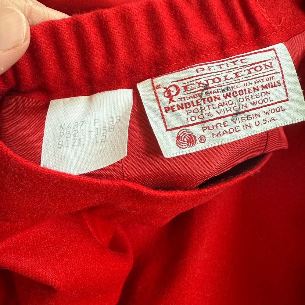 Vintage Pendleton 3 Piece Wool Double-Breasted Su… - image 3